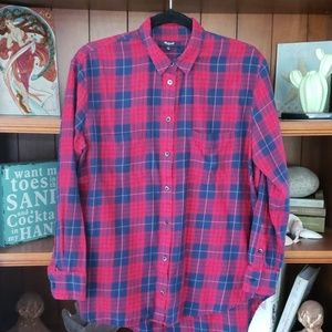 Madewell Plaid  light weight shirt